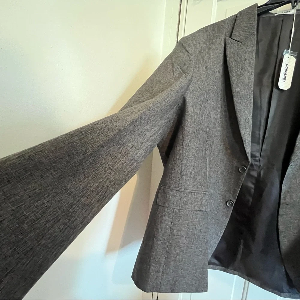 COOFANDY Mens Casual Suit Blazer Jackets Lightweight. 2 Button. 3xl
